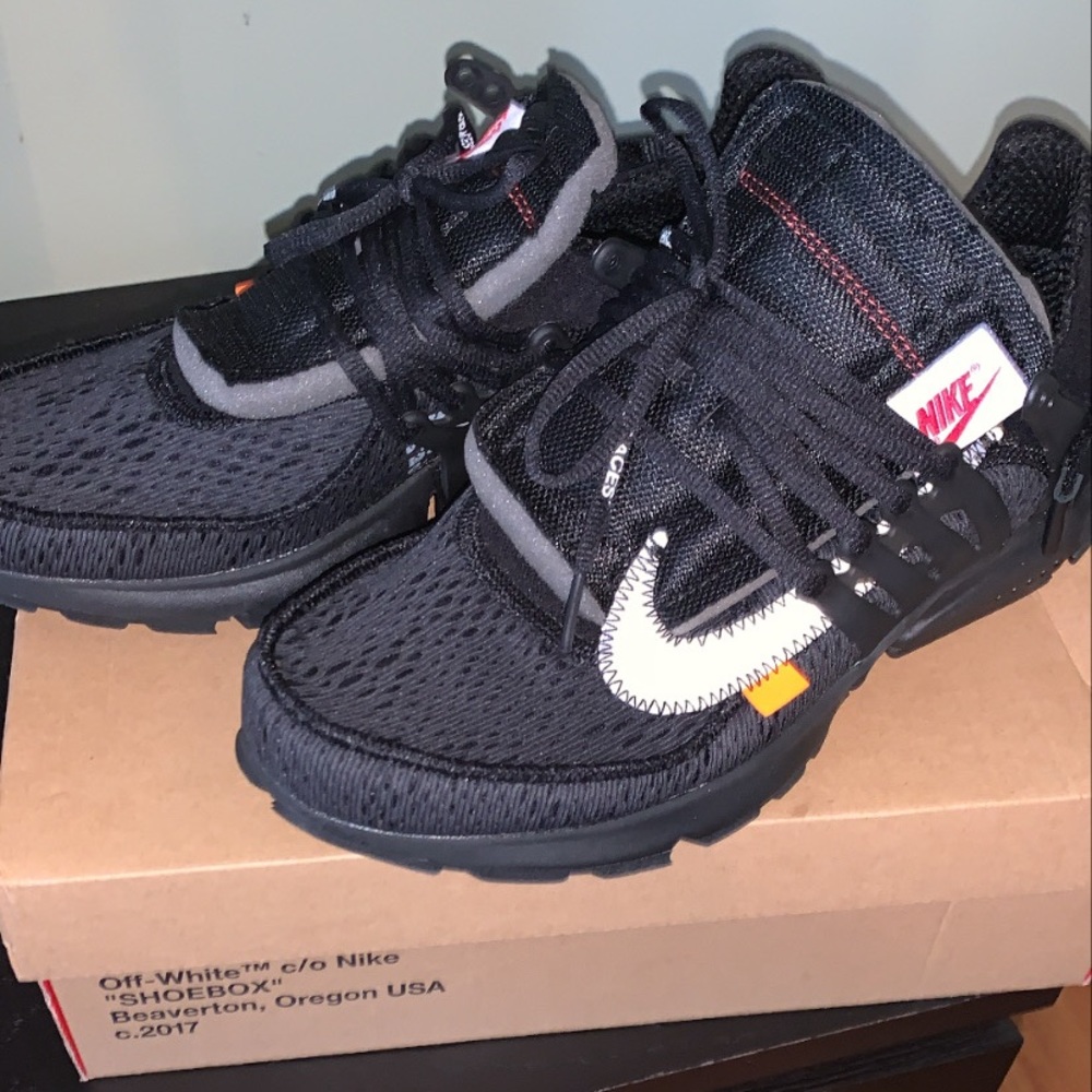 Off White Prestos Black